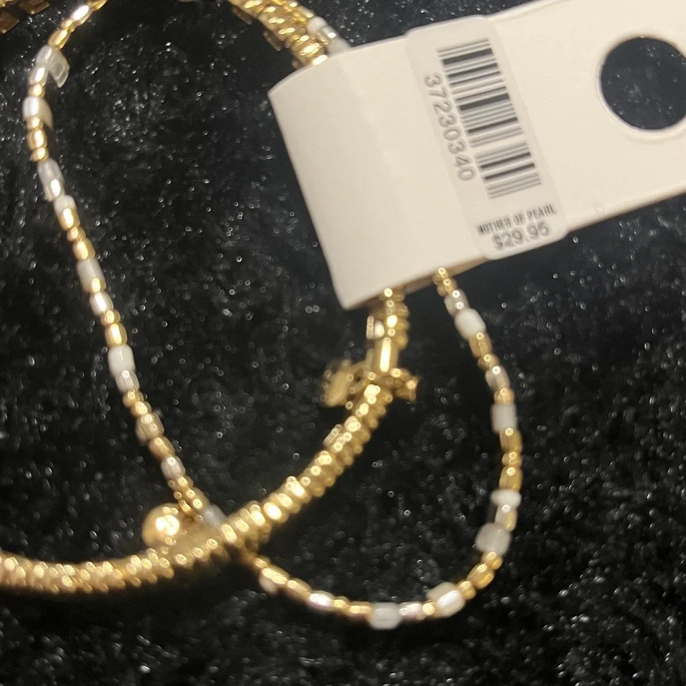 LOFT Gold and White Bracelet Set